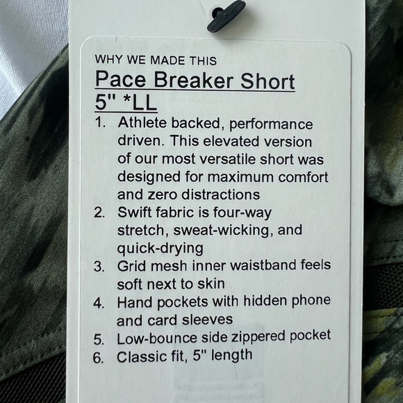 Pace Breaker Linerless Shorts 5” - Picture 4 of 5